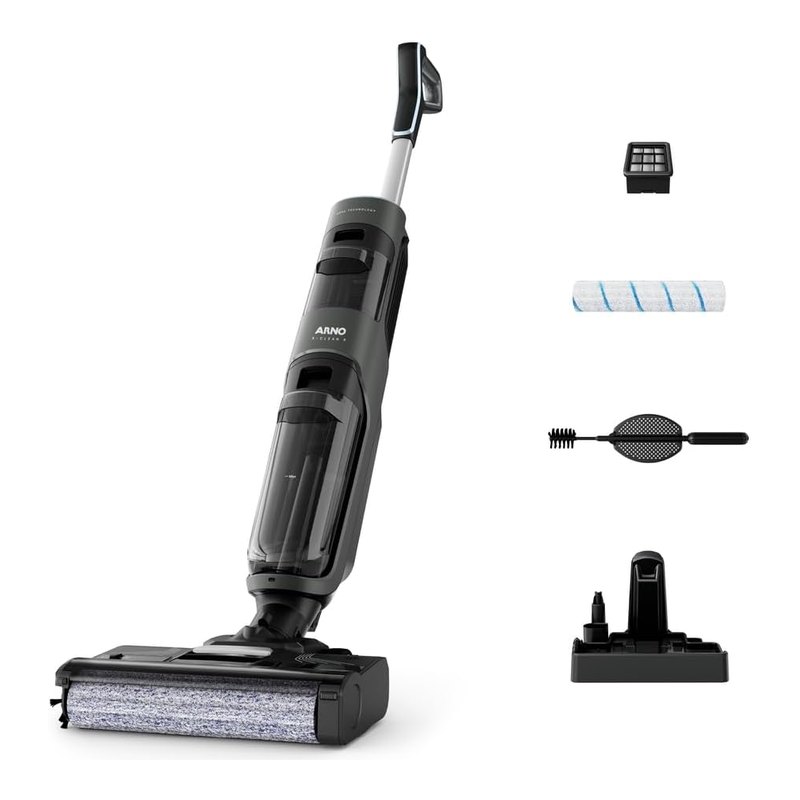 Arno X-CLEAN 4 Aspirador e Limpadora de Pisos sem Fio Bivolt