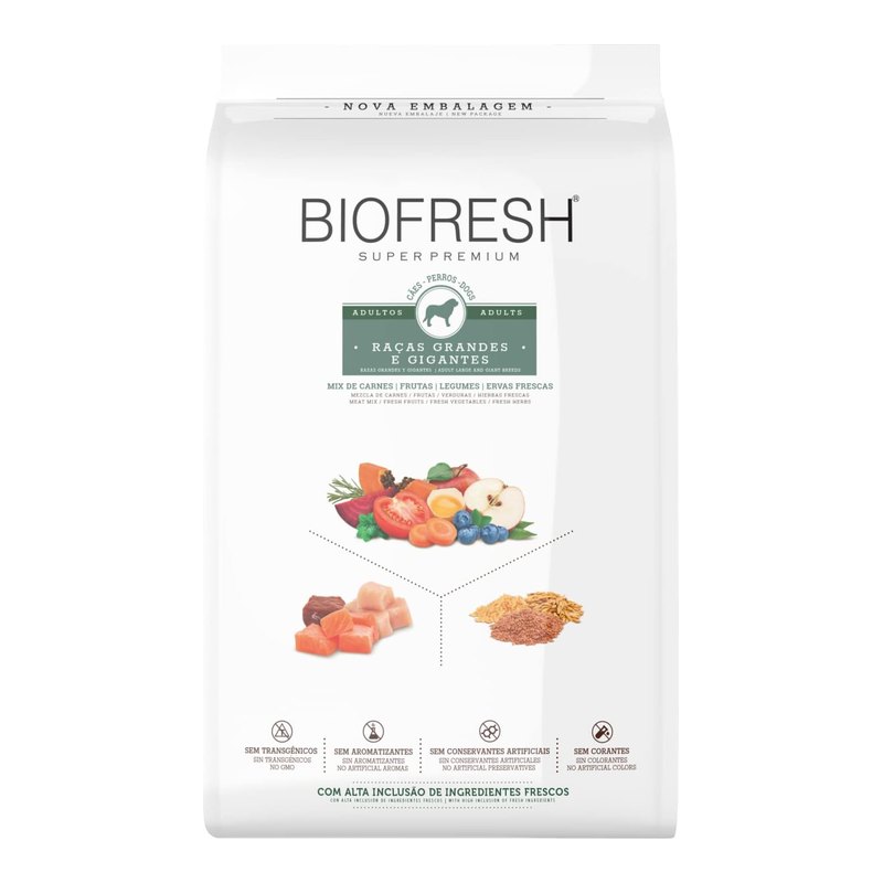 Biofresh Cães Adultos Raças Grandes e Gigantes 15 kg