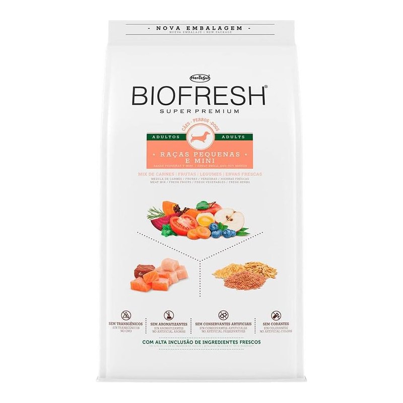 Biofresh Cães Adultos Raças Pequenas e Minis 10,1 kg
