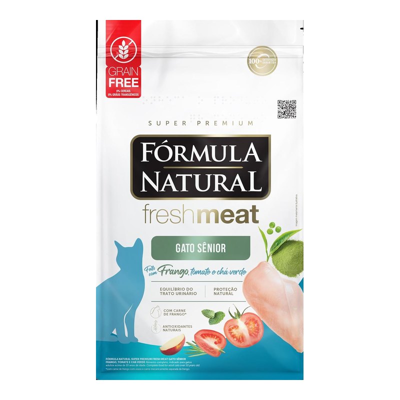 Fórmula Natural Fresh Meat Gatos Sênior Frango 10,1 kg