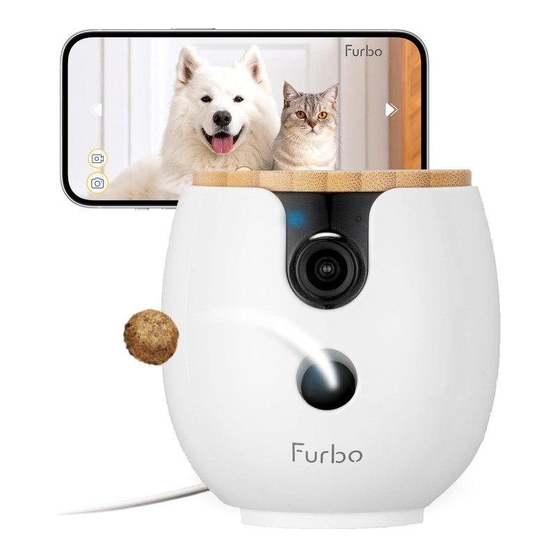 Furbo Mini Câmera para Pets 360 com Petisco