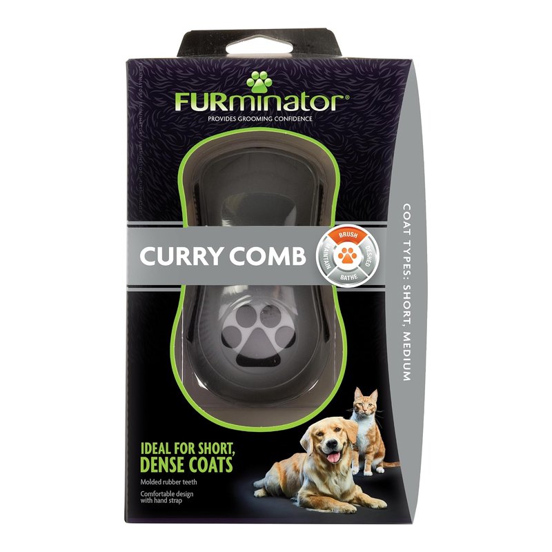 FURminator Curry Comb Pente de Borracha