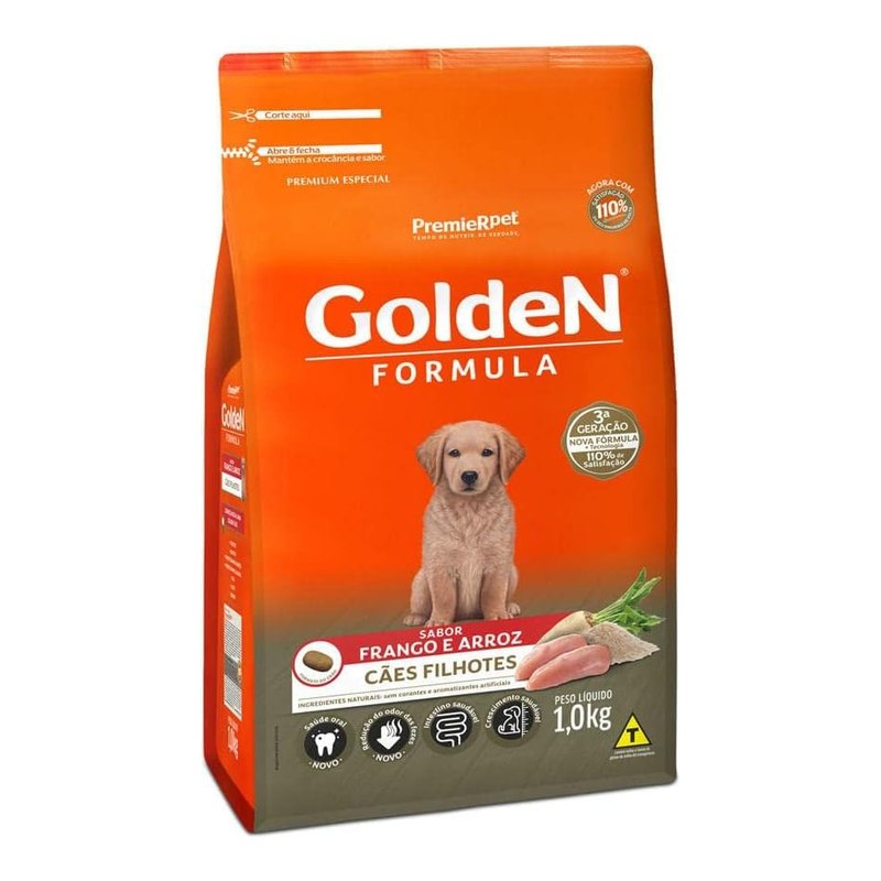 Golden Fórmula Cães Filhotes Frango e Arroz 15 kg