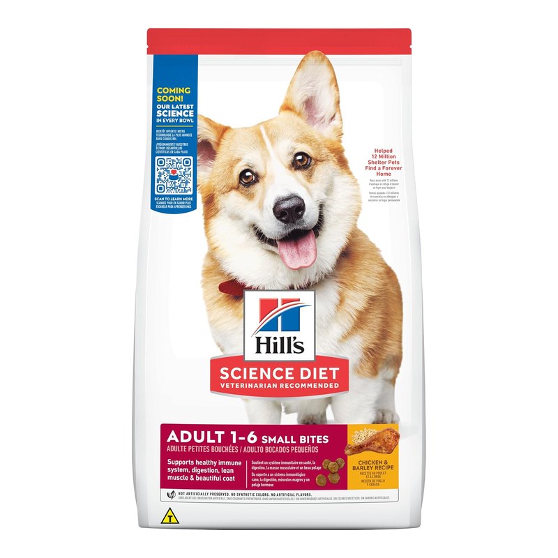 Hill's Science Diet Cães Adultos Pedaços Pequenos Frango 6,8 kg