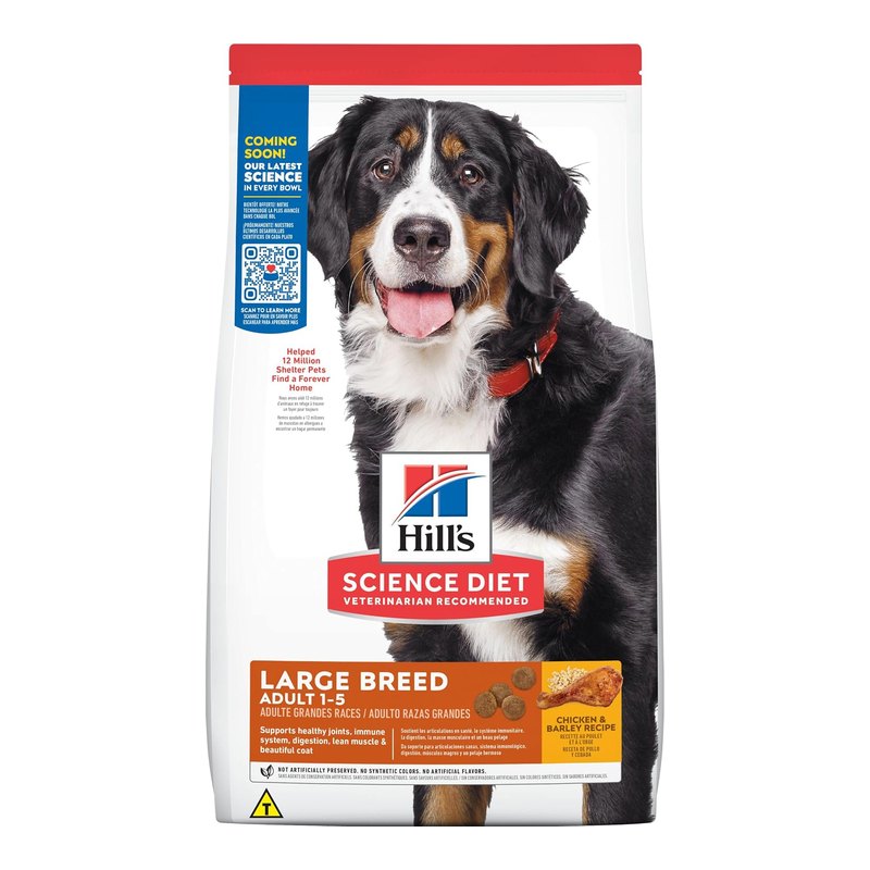 Hill's Science Diet Cães Adultos Raças Grandes Frango 12 kg