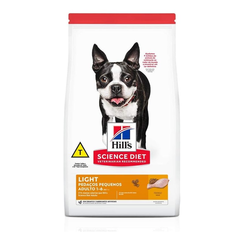 Hill's Science Diet Light Cães Adultos Pedaços Pequenos Frango 6 kg