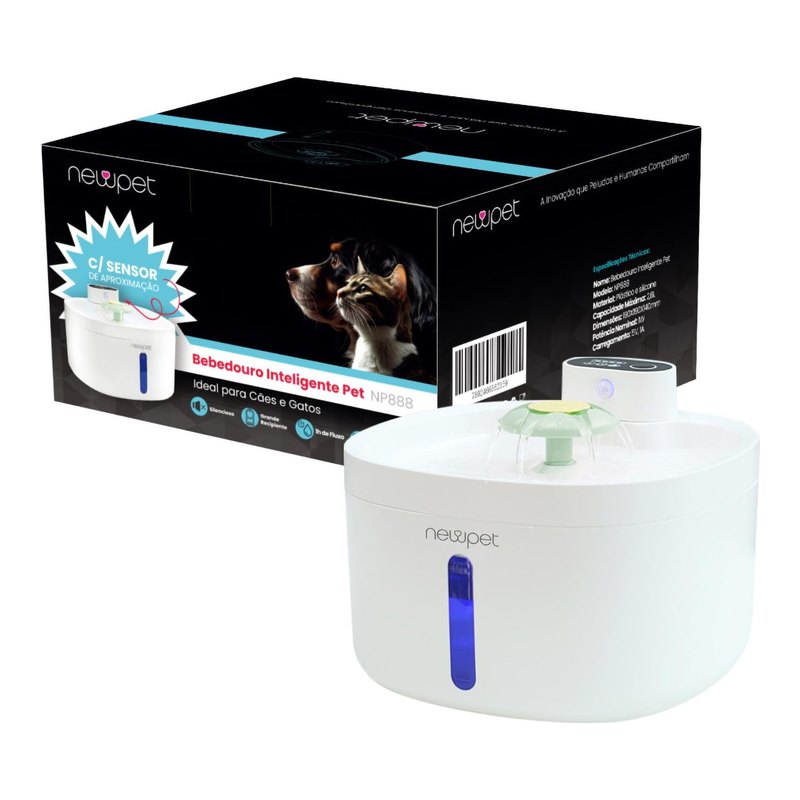 NEWPET Fonte Sem Fio com Sensor 2,6L