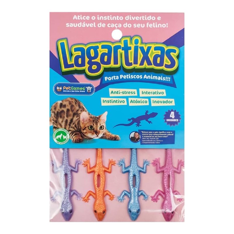 Pet Games Lagartixas Brinquedo Intuitivo