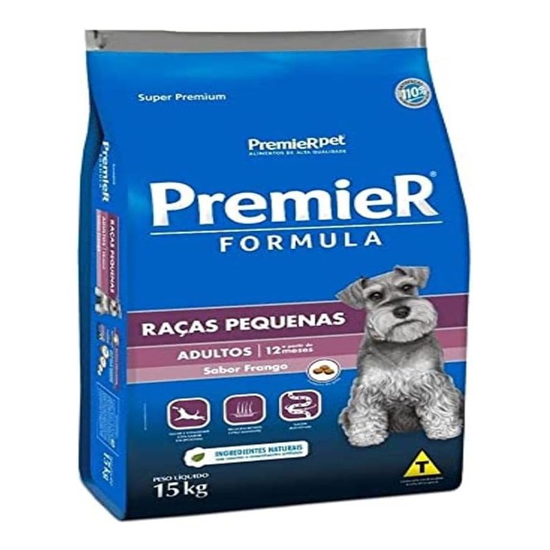 PremieR Fórmula Cães Adultos Raças Pequenas Frango 15 kg
