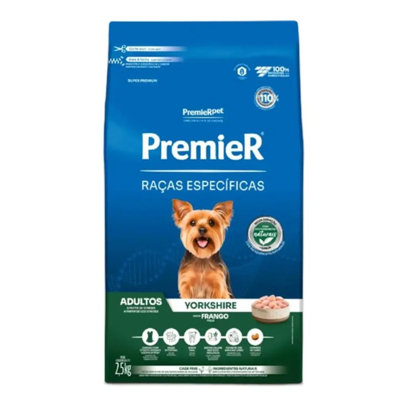 PremieR Raças Específicas Yorkshire Adulto Frango 2,5 kg