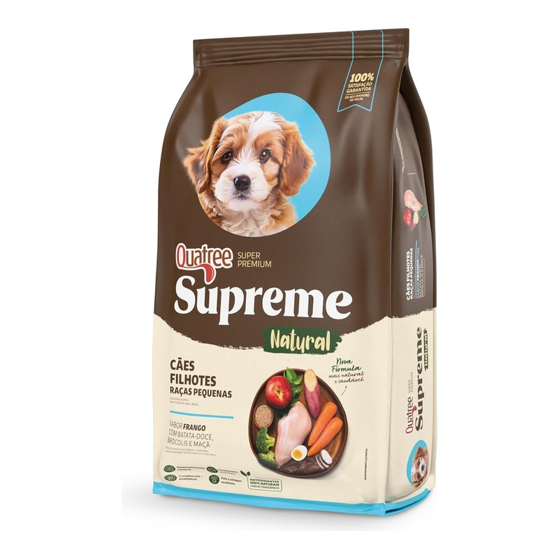 Quatree Supreme Cães Filhotes Raças Pequenas 10,1 kg