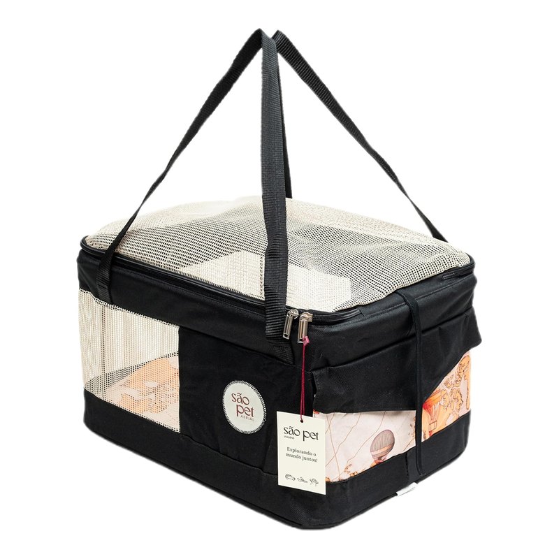 São Pet Bolsa Aerial Transporte em Avião 43x32x24 cm