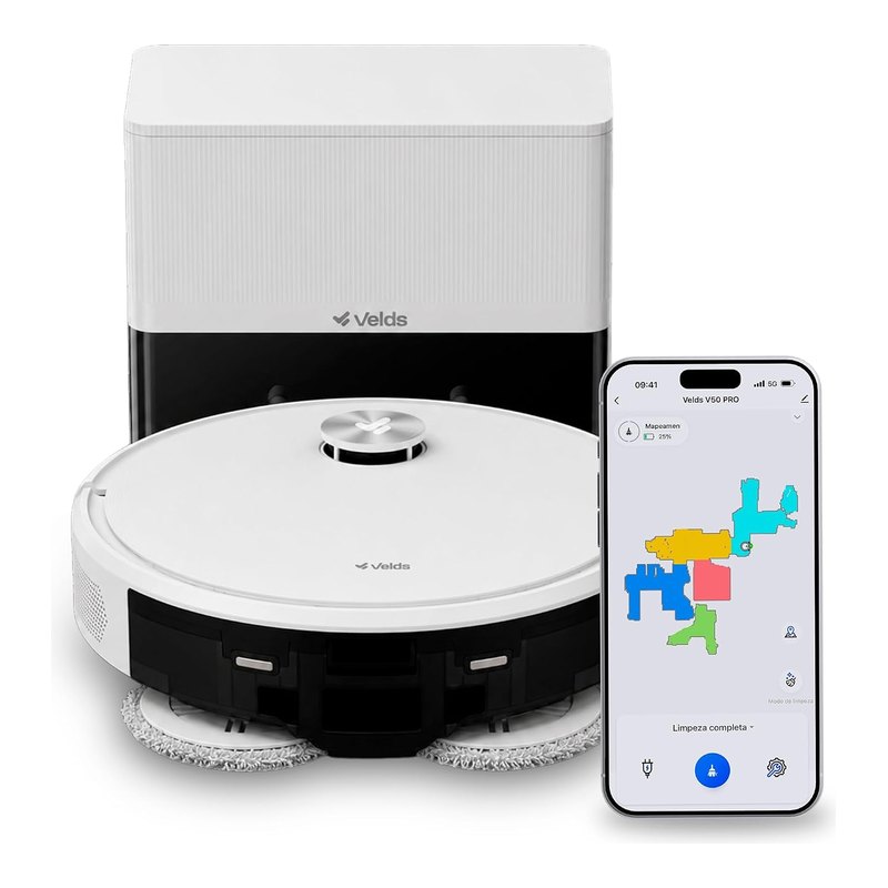 Velds V50 Pro Robô Aspirador com Base de Autoesvaziamento 220V