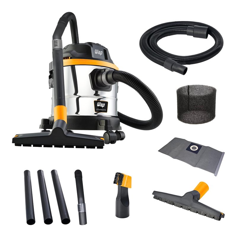 WAP GTW Inox 15 Aspirador de Pó e Água 1700W 127V