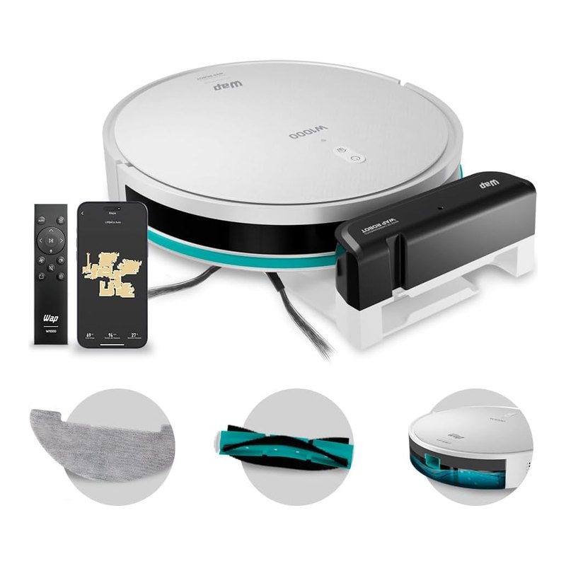WAP Robot W1000 Robô Aspirador com App