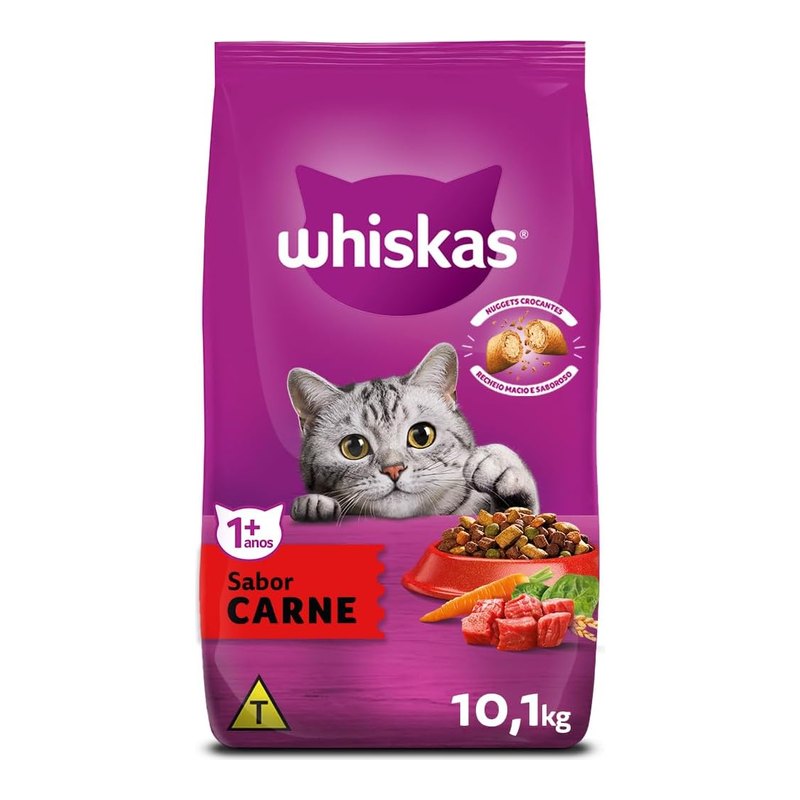 Whiskas Carne Gatos Adultos 10,1 kg